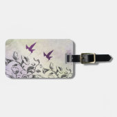 Hummingbirds and Flowers Bagagelabel (Voorkant horizontaal)