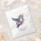 Hummingbirds Bloemenboeket Verjaardagsfeest Bedankzakje (Geknipt)