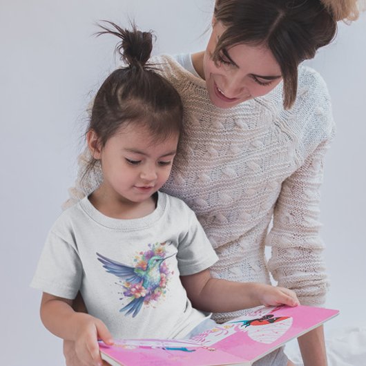 Hummingbirds Bloemenboeket Verjaardagsfeest T-shirt