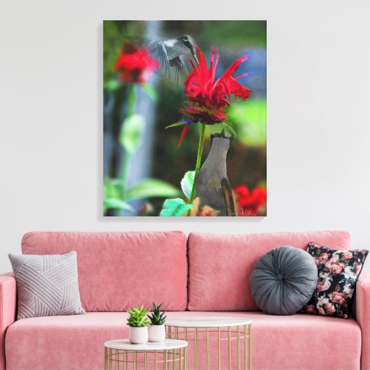 HUMMINGBIRDS - Canvasprint - 20 x 24 Canvas Afdruk (Insitu (Woonkamer))