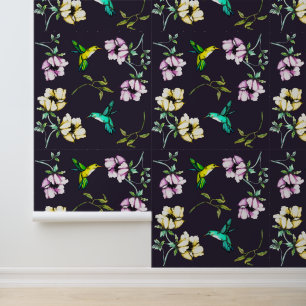 Hummingbirds Cottage Garden Behang