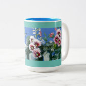 HUMMINGBIRDS FENCE Two-Tone COFFEE MOK (Voorkant rechts)