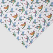 Hummingbirds Tissue Paper Tissuepapier (Detail)