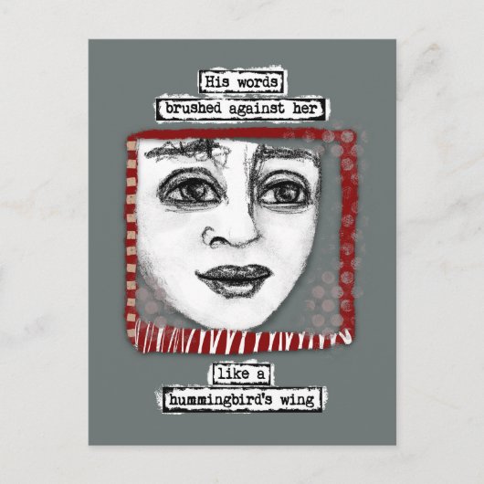 Hummingbird's Wing Briefkaart (Voorkant)