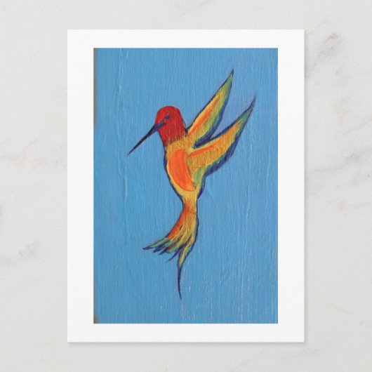 Hummingvogel 2 briefkaart (Voorkant)