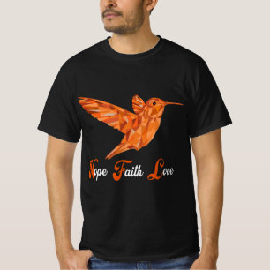 HummingVogel Aml Leukemie Bewustheid T-shirt