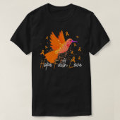 HummingVogel Aml Leukemie Bewustmakingshart T-shirt (Design voorkant)