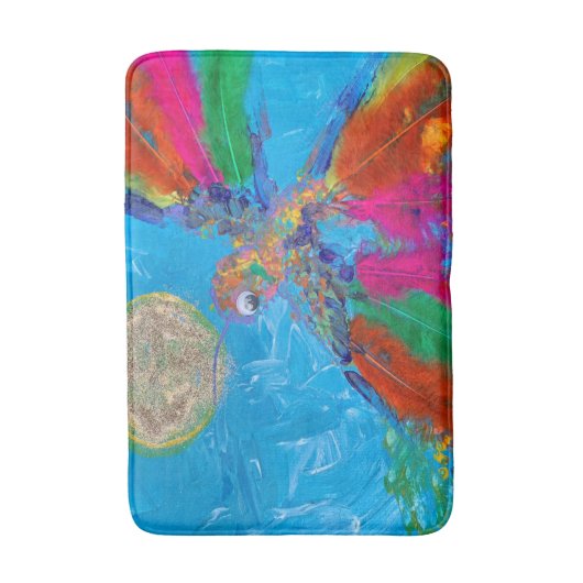 Hummingvogel Badmat (Voorkant Verticaal)