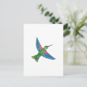 Hummingvogel Briefkaart (Staand voorkant)