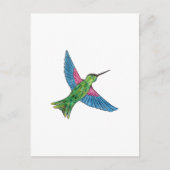 Hummingvogel Briefkaart (Voorkant)