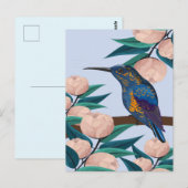 Hummingvogel Briefkaart (Voorkant / Achterkant)