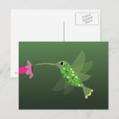 Hummingvogel Briefkaart (Voorkant / Achterkant)
