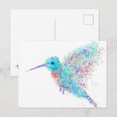 Hummingvogel Briefkaart (Voorkant / Achterkant)