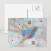Hummingvogel Briefkaart (Voorkant / Achterkant)