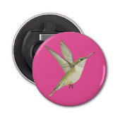 Hummingvogel Button Flesopener (Voorkant)
