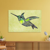 Hummingvogel Canvas Afdruk (Insitu (Woonkamer))