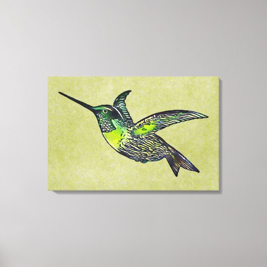 Hummingvogel Canvas Afdruk (Voorkant)