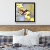 Hummingvogel Canvas Afdruk (Insitu (Slaapkamer))