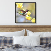 Hummingvogel Canvas Afdruk (Insitu (Slaapkamer))