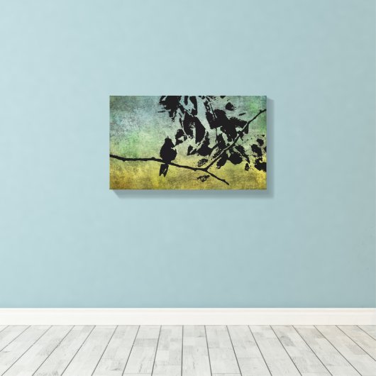 Hummingvogel Canvas Afdruk (Insitu (Houten vloer))