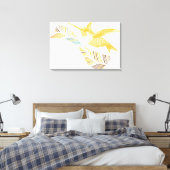 Hummingvogel Canvas Afdruk (Insitu (Slaapkamer))