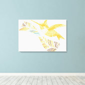 Hummingvogel Canvas Afdruk (Insitu (Houten vloer))