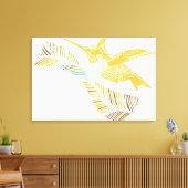 Hummingvogel Canvas Afdruk (Insitu (Woonkamer))