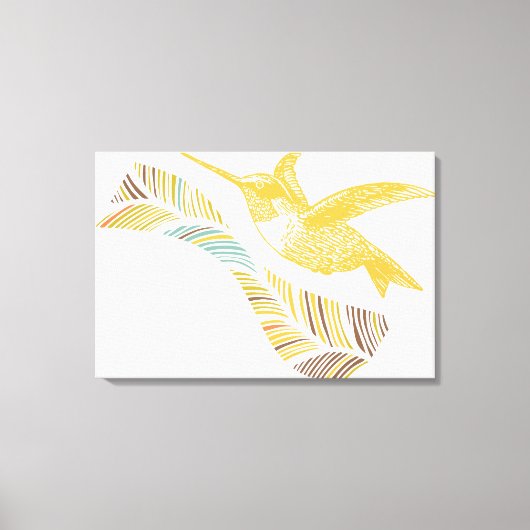 Hummingvogel Canvas Afdruk (Voorkant)