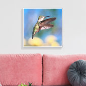 Hummingvogel Canvas Afdruk (Insitu (Woonkamer))