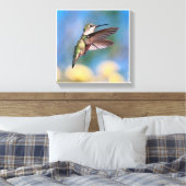 Hummingvogel Canvas Afdruk (Insitu (Slaapkamer))