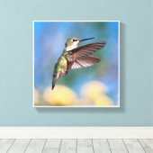 Hummingvogel Canvas Afdruk (Insitu (Houten vloer))