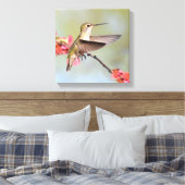 Hummingvogel Canvas Afdruk (Insitu (Slaapkamer))