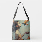 Hummingvogel Crossbody Tas (Achterkant)