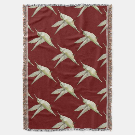 Hummingvogel Deken (Voorkant Verticaal)