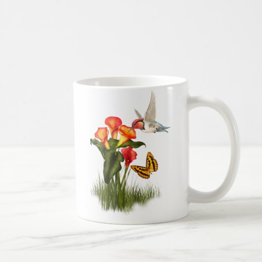 Hummingvogel en leugens koffiemok (Rechts)