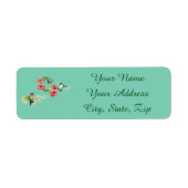 Hummingvogel Etiket (Voorkant)