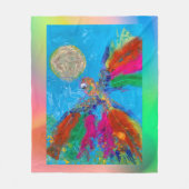 Hummingvogel Fleece Deken (Voorkant)
