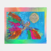 Hummingvogel Fleece Deken (Voorkant (Horizontaal))