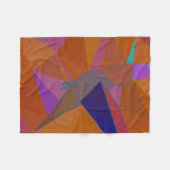 Hummingvogel Fleece Deken (Voorkant (Horizontaal))