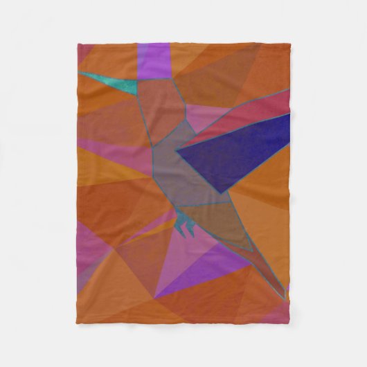 Hummingvogel Fleece Deken (Voorkant)