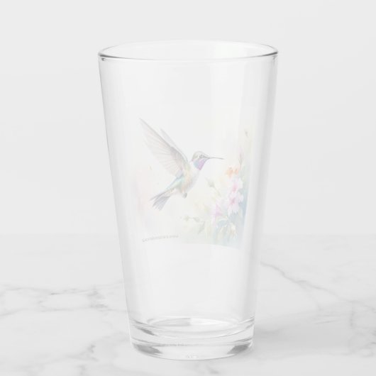 Hummingvogel Glas (Achterkant)