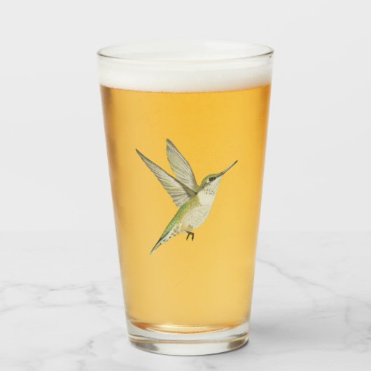 Hummingvogel Glas (Voorkant gevuld)