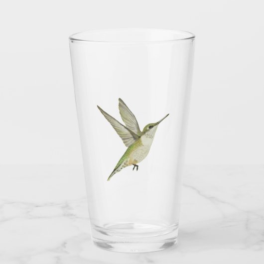 Hummingvogel Glas (Voorkant)