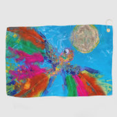 Hummingvogel Golfhanddoek (Horizontaal)