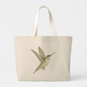 Hummingvogel Grote Tote Bag (Achterkant)