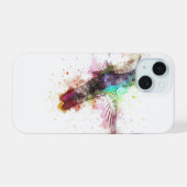 Hummingvogel iPhone 15 Case (Achterkant horizontaal)