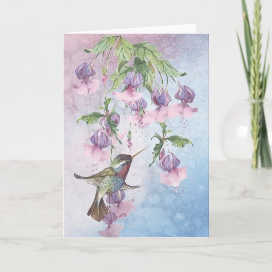 Hummingvogel Kaart (Voorkant)