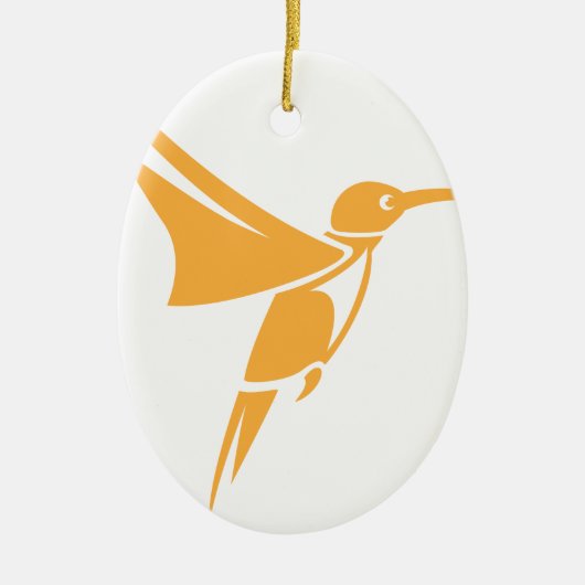 Hummingvogel Keramisch Ornament (Voorkant)