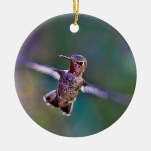 Hummingvogel Keramisch Ornament (Voorkant)