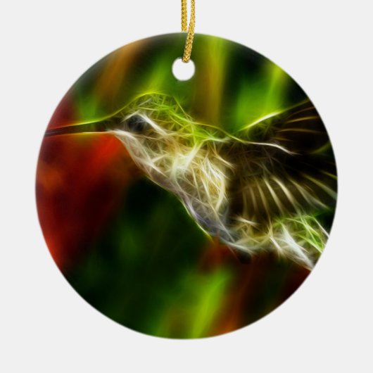 Hummingvogel Keramisch Ornament (Voorkant)